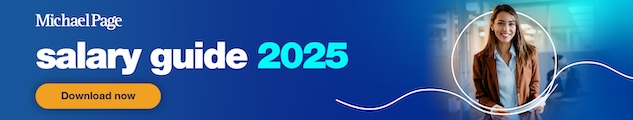 Banner to Salary Guide 2025 by Michael Page